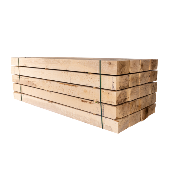 30 X Traverses chemin de fer en bois – Chêne – 2600 x 250 x 150 mm – Image 4